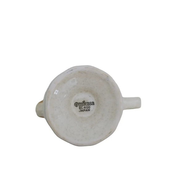 Vintage Mikasa EC400 Speckled  Stoneware Creamer Tan/Cream - Picture 6 of 7